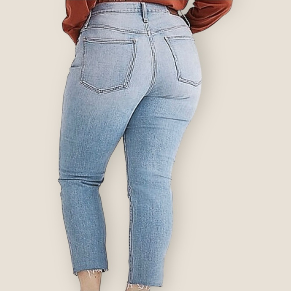 Madewell Light Wash Blue High-Rise Skinny Jeans - Picture 3 of 16